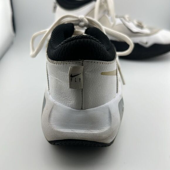 Nike Air Zoom Crossover Low White Metallic Gold sz 4Y - Picture 3 of 6